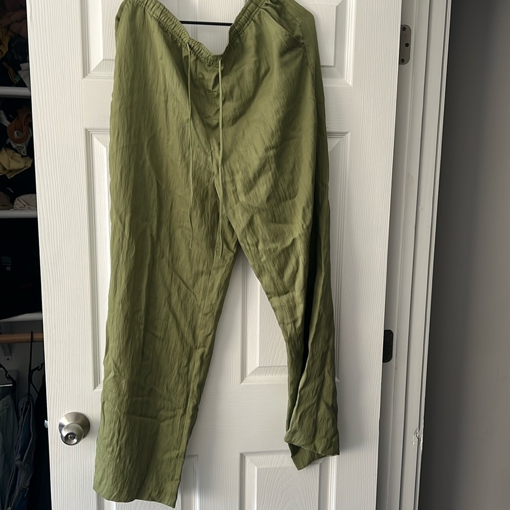 Flowy straight leg pants from Zara